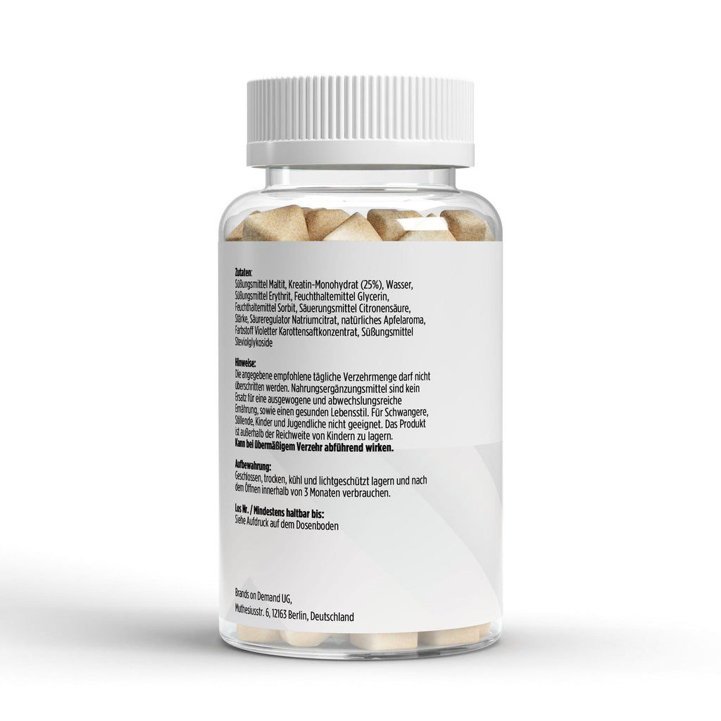 Creatine Gummies 3g – Apple, 90 Vegan Gummies | Pure Natura