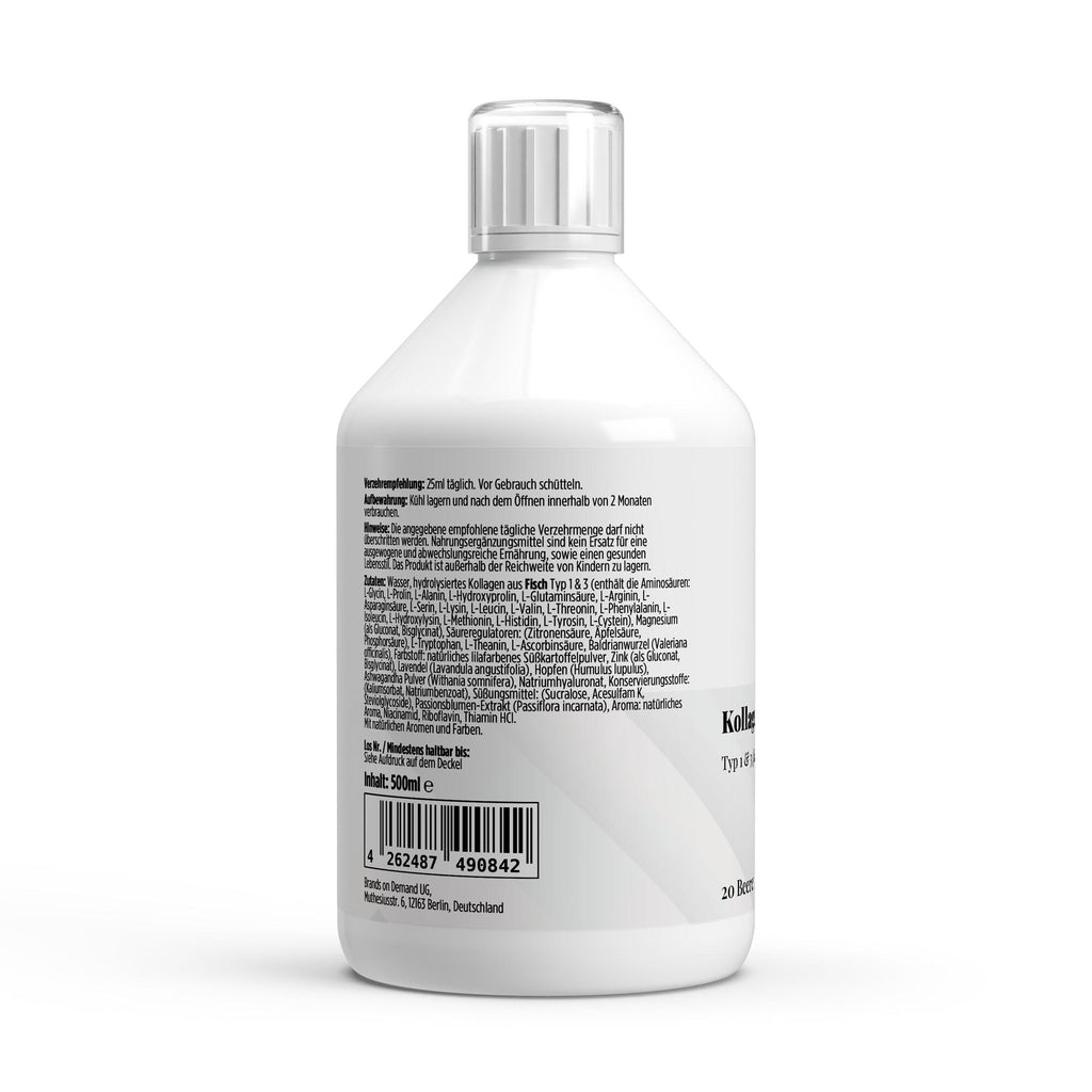 Collagen Night PLUS+ Shots – Wild Berry, 500ml (20 shots) | Pure Natura