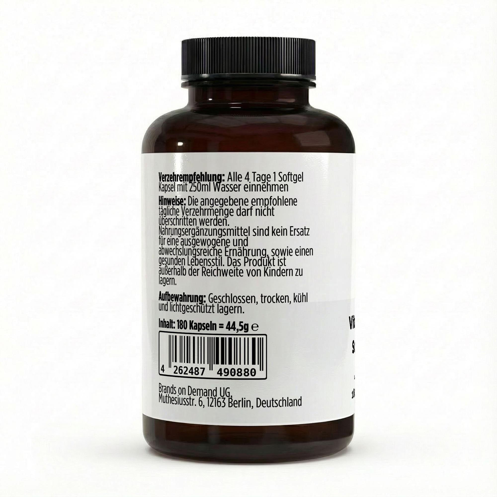 Vitamin D3 4000 IU – 180 Softgels | Pure Natura