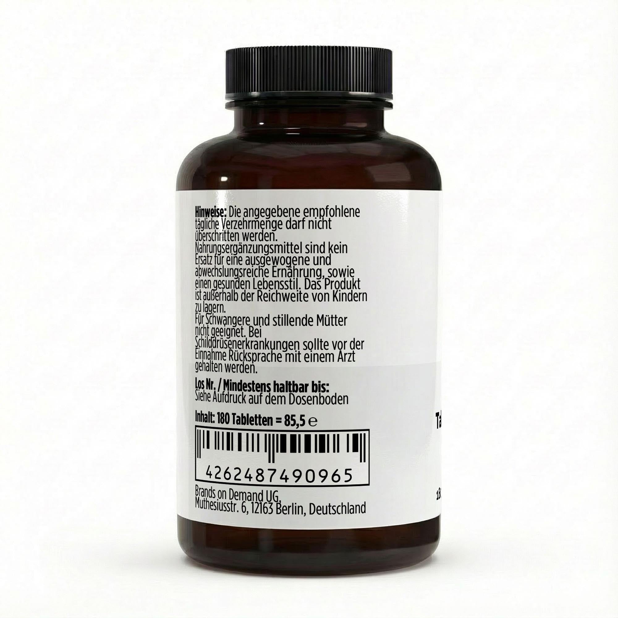 Iodine 150µg – 180 Vegan Tablets | Pure Natura