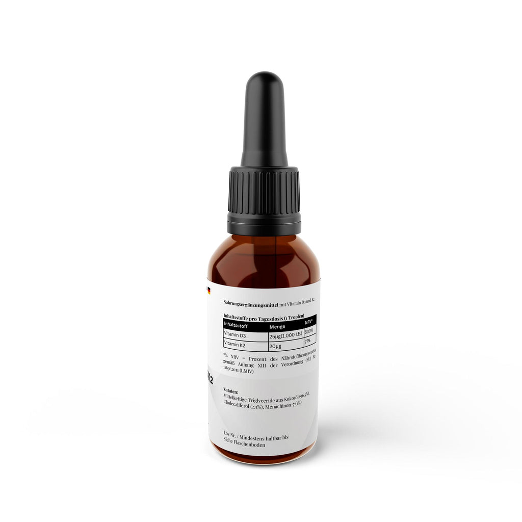 Vitamin D3 + K2 – 1,700 Drops (1,000 I.U.) | Pure Natura