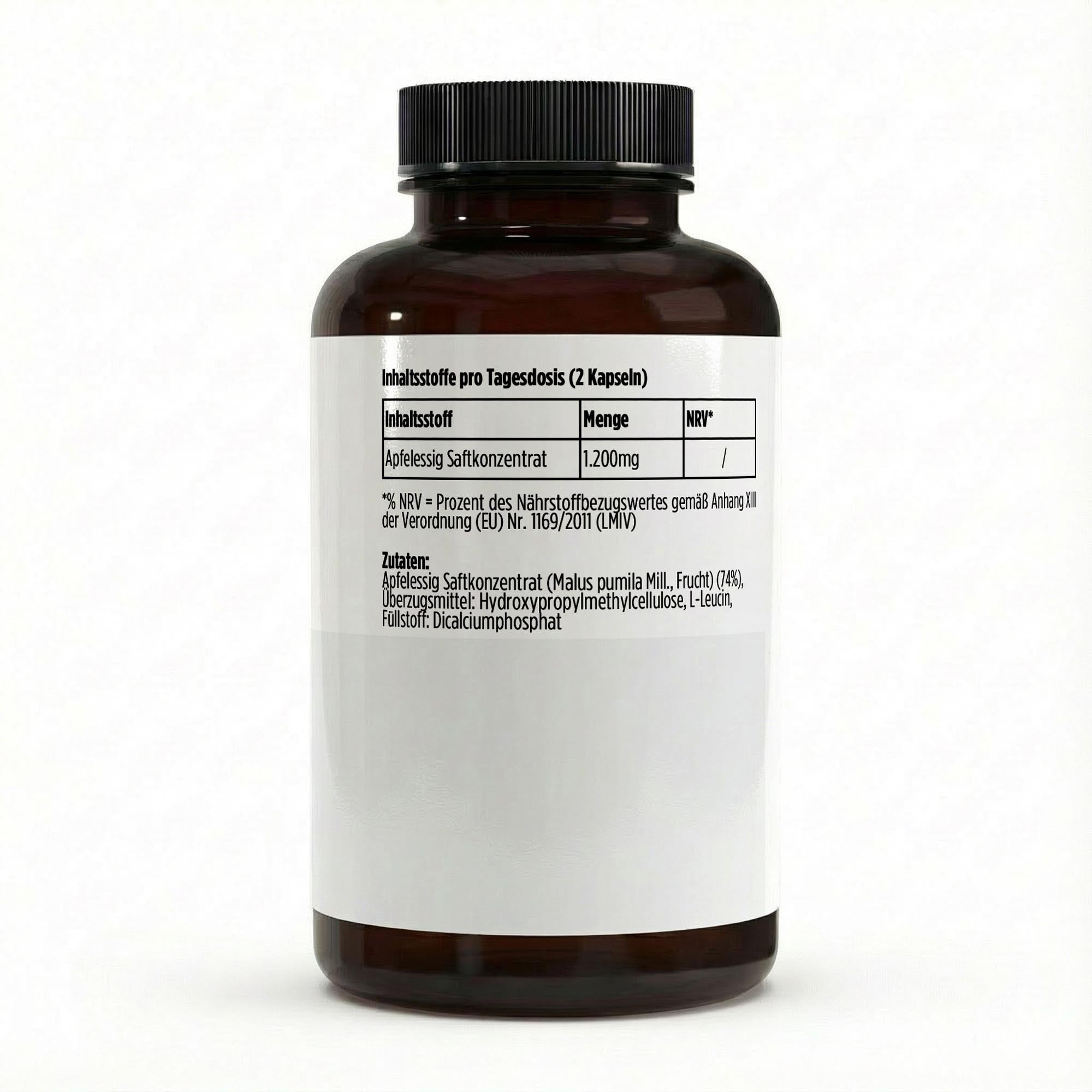 Apple Cider Vinegar 600mg – 120 Vegan Capsules | Pure Natura