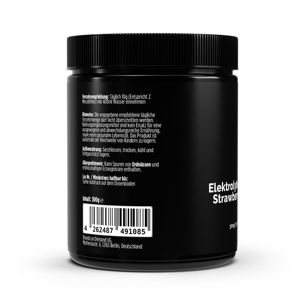Electrolyte Powder – Strawberry Lemon, 300g | Pure Natura