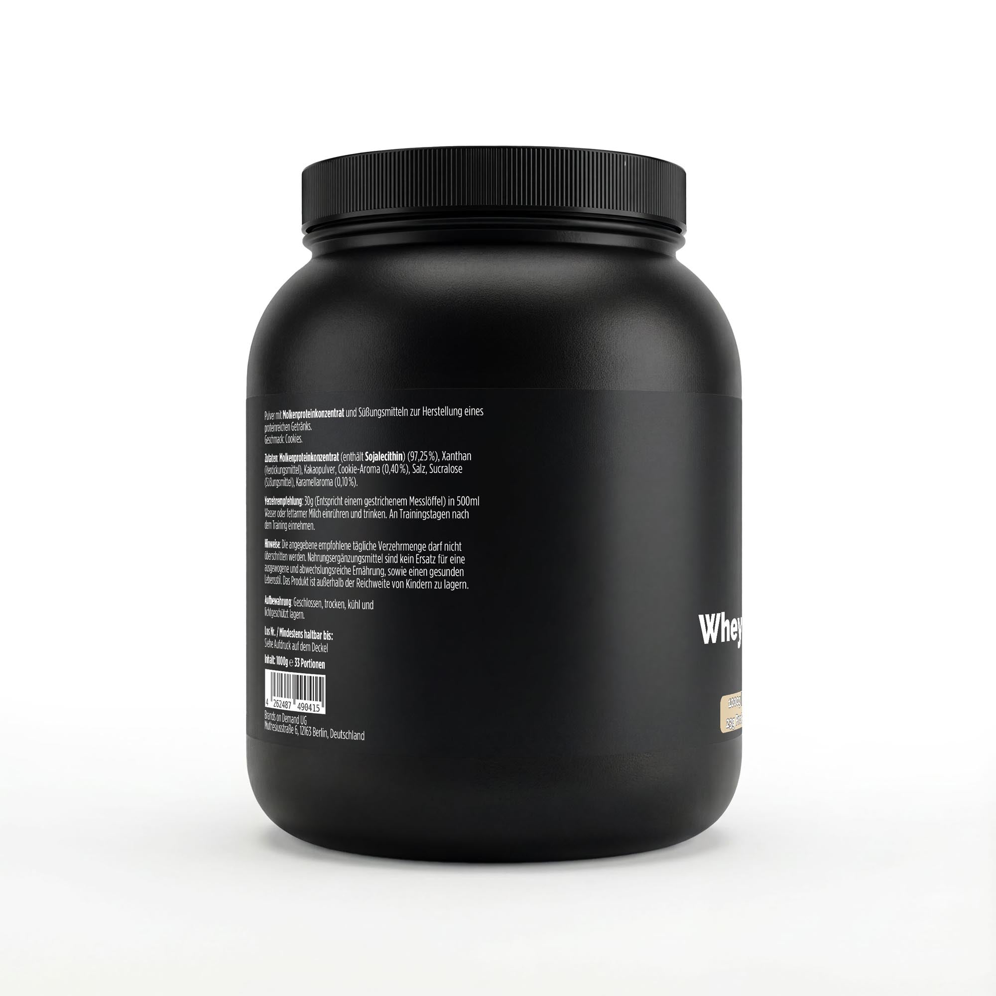 Premium Whey Protein – Cookies, 1000g | Pure Natura