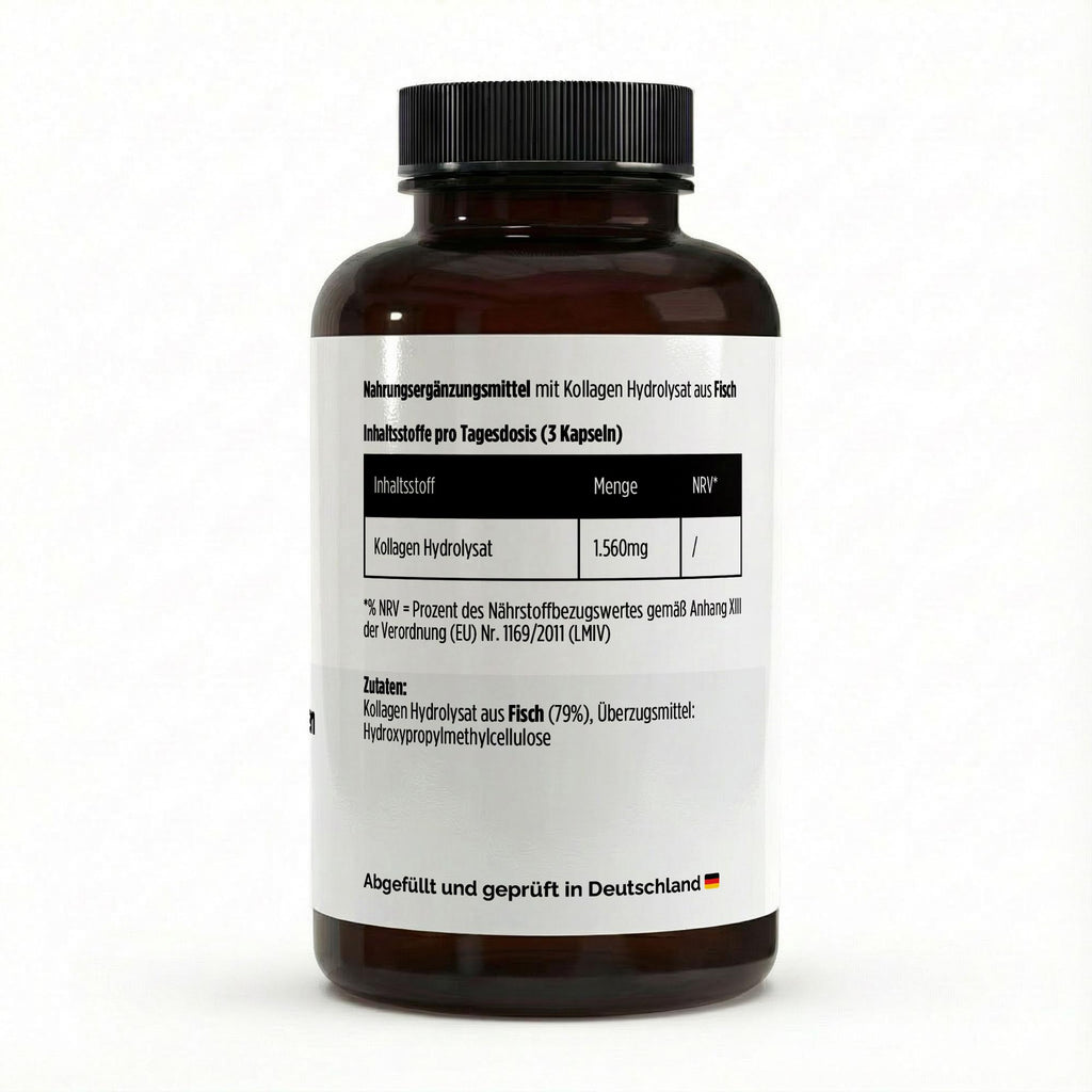 Marine Collagen Peptides (2000-5000 DA) – 120 Capsules | Pure Natura